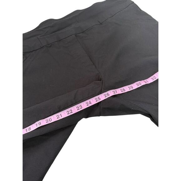Alfred Dunner Black Stretch Pull On Dress Pants Capris Crop Womens Plus Size 18W - Picture 6 of 6
